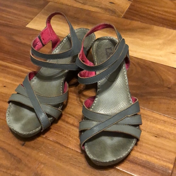 Esska London brand sandals in gray and pink - Picture 3 of 6